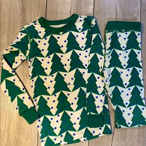 Jcrew Crewcuts Christmas Tree Pajamas Size 6